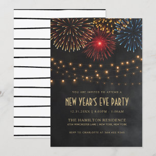 INVITATION À LA FÊTE DE LA VEILLE DU NOUVEL AN  Lu