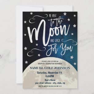 Invitation à la fête de l'adoption