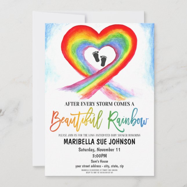 Invitation à la fête de l'adoption (Devant)