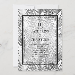Invitation à la fête de l'anniversaire d'argent