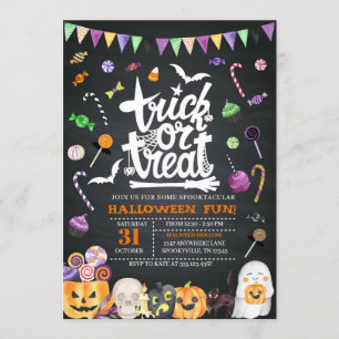 Invitation à la fête de l'Halloween