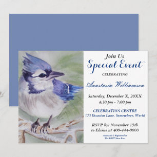 INVITATION À LA FÊTE DE L'OISEAU BLEU DU BONHEUR
