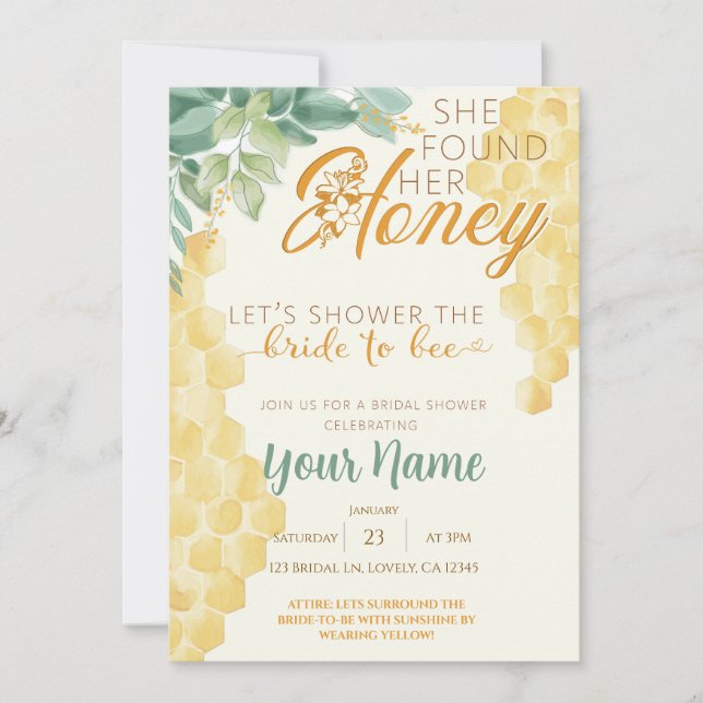 Invitation à la fête de mariage (Devant)