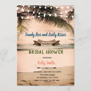 Invitation à la fête de mariage Sandy toe salty ki