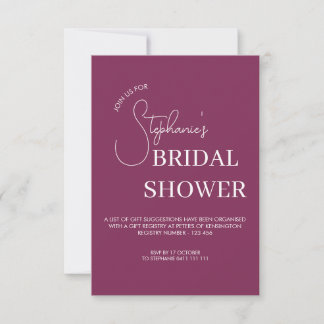Invitation à la fête de mariage | Thé de cuisine