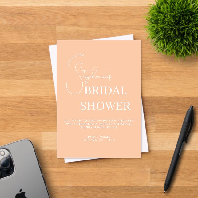 Invitation à la fête de mariage | Thé de cuisine (Insitu (Carte d'invitation))