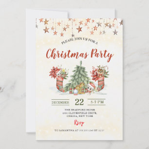 Invitation à la fête de Noël