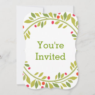Invitation à la fête de Noël