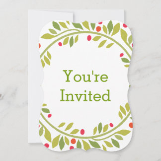 Invitation à la fête de Noël