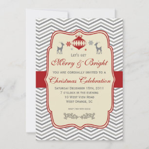 Invitation à la fête de Noël