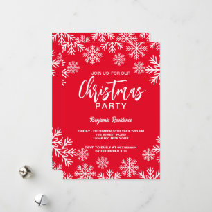 Invitation à la fête de Noël