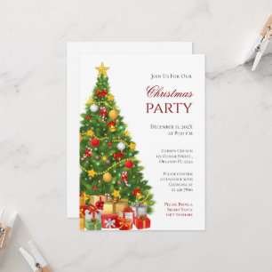 Invitation à la fête de Noël