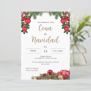 Invitation à la fête de Noël