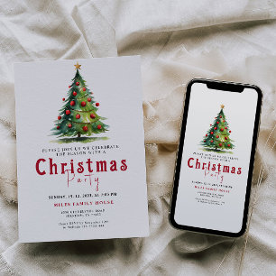 Invitation à la fête de Noël