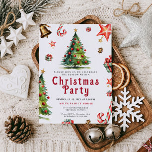 Invitation à la fête de Noël