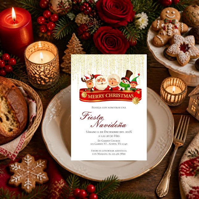 Invitation à la fête de Noël (Créateur téléchargé)