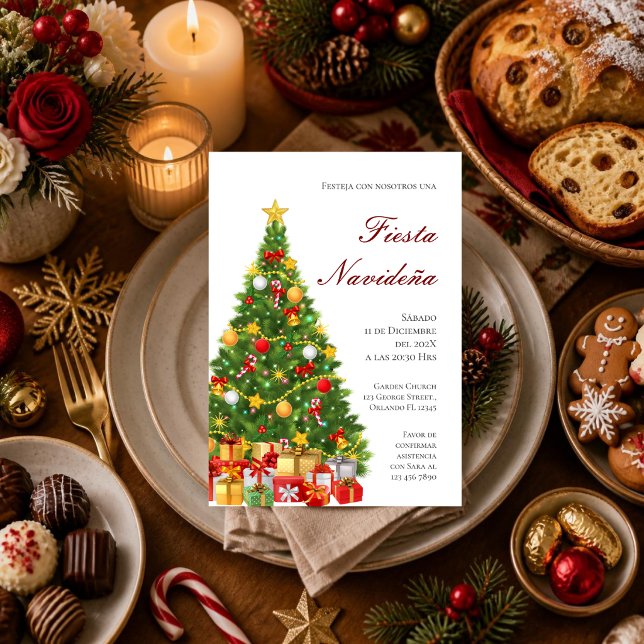 Invitation à la fête de Noël (Créateur téléchargé)