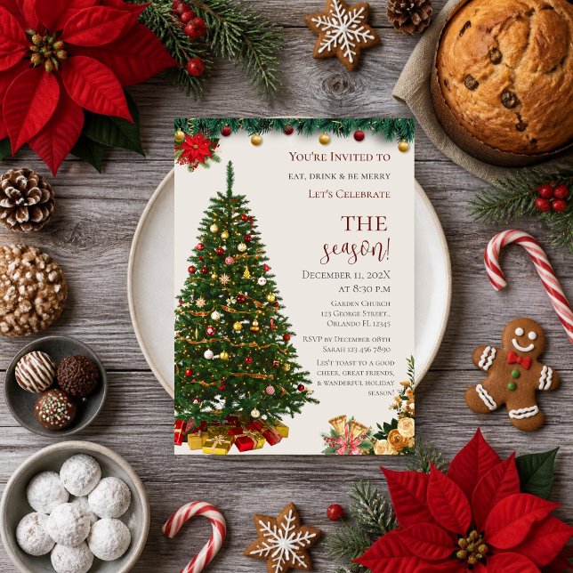 Invitation à la fête de Noël (Créateur téléchargé)