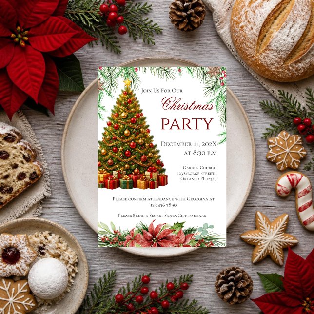 Invitation à la fête de Noël (Créateur téléchargé)