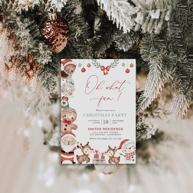 Invitation à la fête de Noël (Créateur téléchargé)