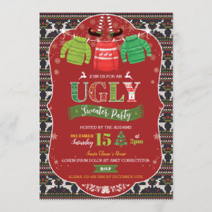 Invitation à la fête de Noël