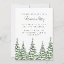Invitation à la fête de Noël