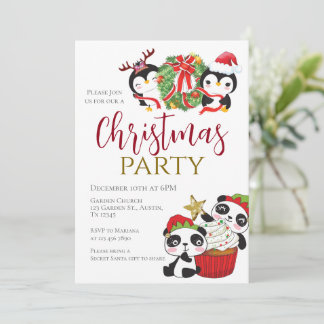Invitation à la fête de Noël
