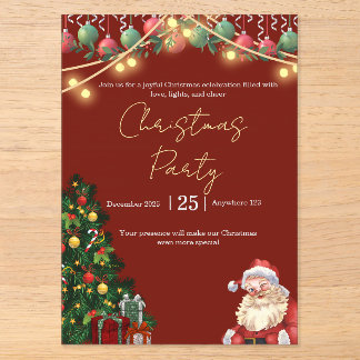 Invitation à la fête de Noël
