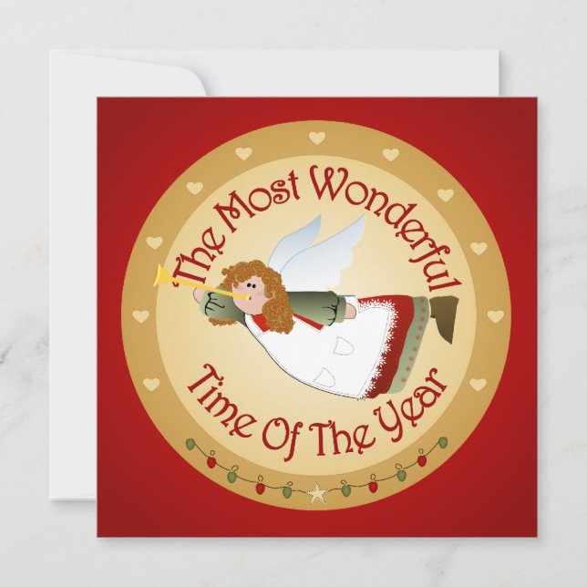 Invitation à la fête de Noël (Devant)