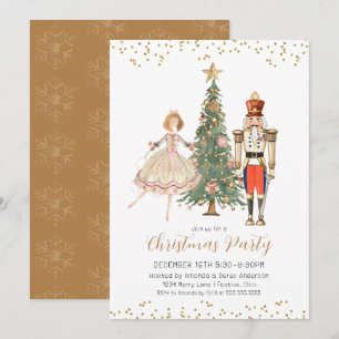 Invitation à la fête de Noël Casse-Noisette