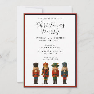Invitation à la fête de Noël Casse-Noisette