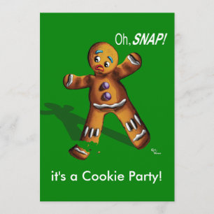 Invitation à la fête de Noël de Cookie Swap