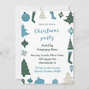 Invitation à la fête de Noël de l'entreprise Migno