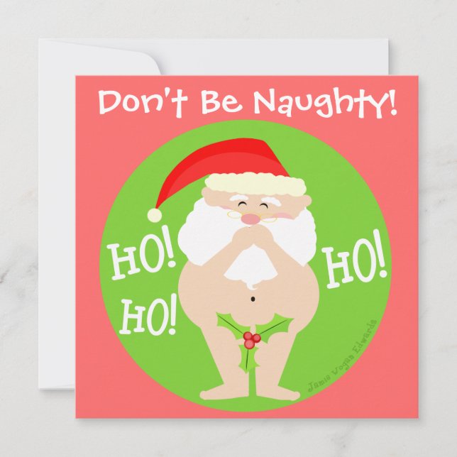 Invitation à la fête de Noël de Noël de Père Noël (Devant)