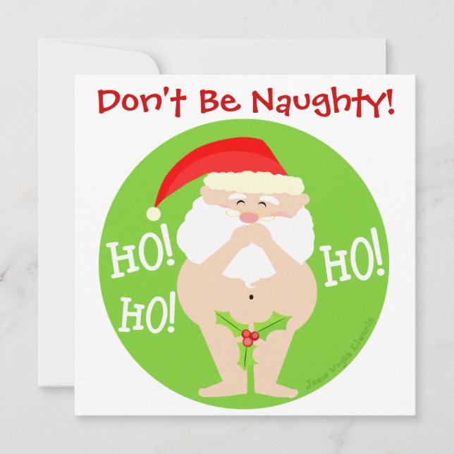 Invitation à la fête de Noël de Noël de Père Noël (Devant)