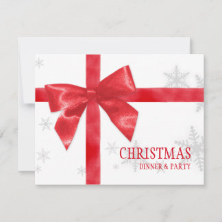Invitation à la fête de Noël de Red Bow