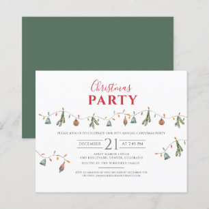 Invitation à la fête de Noël des collègues à petit