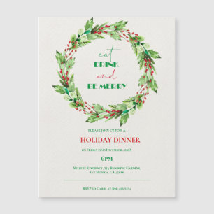 Invitation à la fête de Noël des Feuilles verts