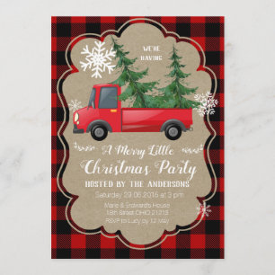 Invitation à la fête de Noël du Camion Rouge