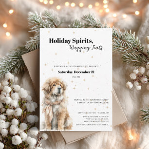 Invitation à la fête de Noël du Mastiff Tibétain