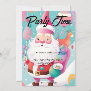 Invitation à la fête de Noël du Père Noël