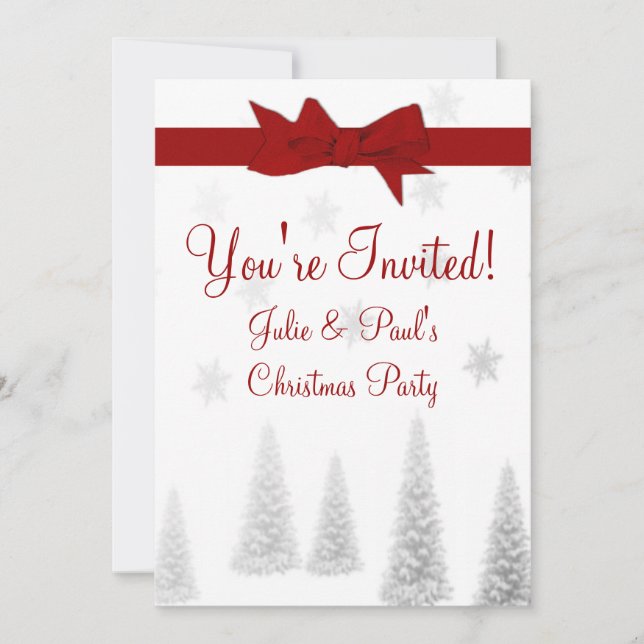 Invitation à la fête de Noël du Scrapbook (Devant)