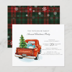Invitation à la fête de Noël en entreprise pour le