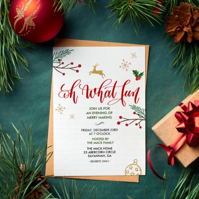 Invitation à la fête de Noël et d'hiver (Créateur téléchargé)
