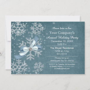 Invitation à la fête de Noël Festive Corporate aqu