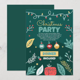 Invitation à la fête de Noël, Fête de fin d'année 