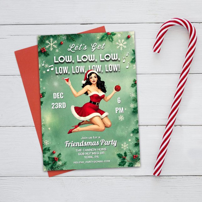 Invitation à la fête de Noël Friendsmas (Créateur téléchargé)