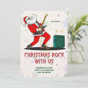 Invitation à la fête de Noël, invitation pour les 