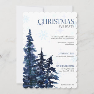 Invitation à la fête de Noël, Invitations Pink Chi