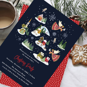 Invitation à la fête de Noël nordique Paix sur Ter